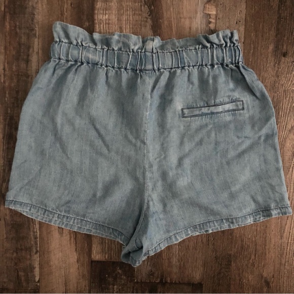 NWOT Gentle Fawn Berkeley 100% Tencel Paper Bag Short Chambray Blue XS - Picture 9 of 11